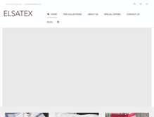 Tablet Screenshot of elsatex.com